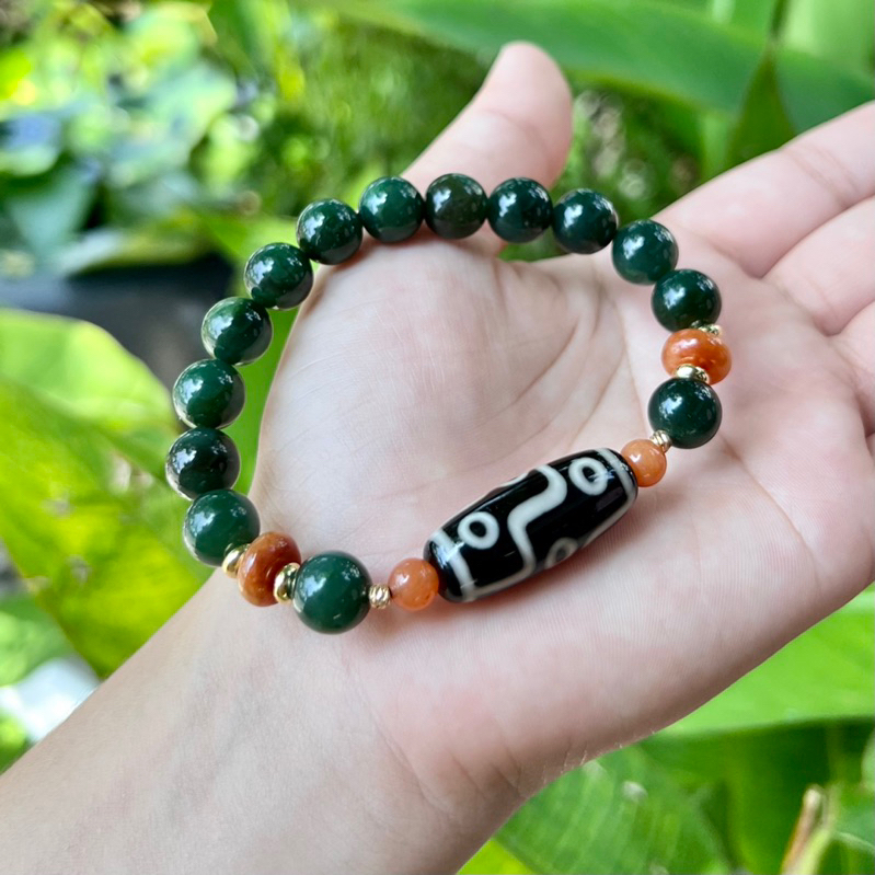 Vòng tay Dzi 9 mắt