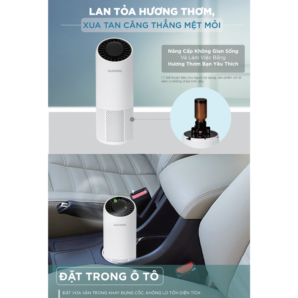 Máy Lọc Không Khí ô tô Cuckoo LOKO CAC-AG0110FW-WHCKV