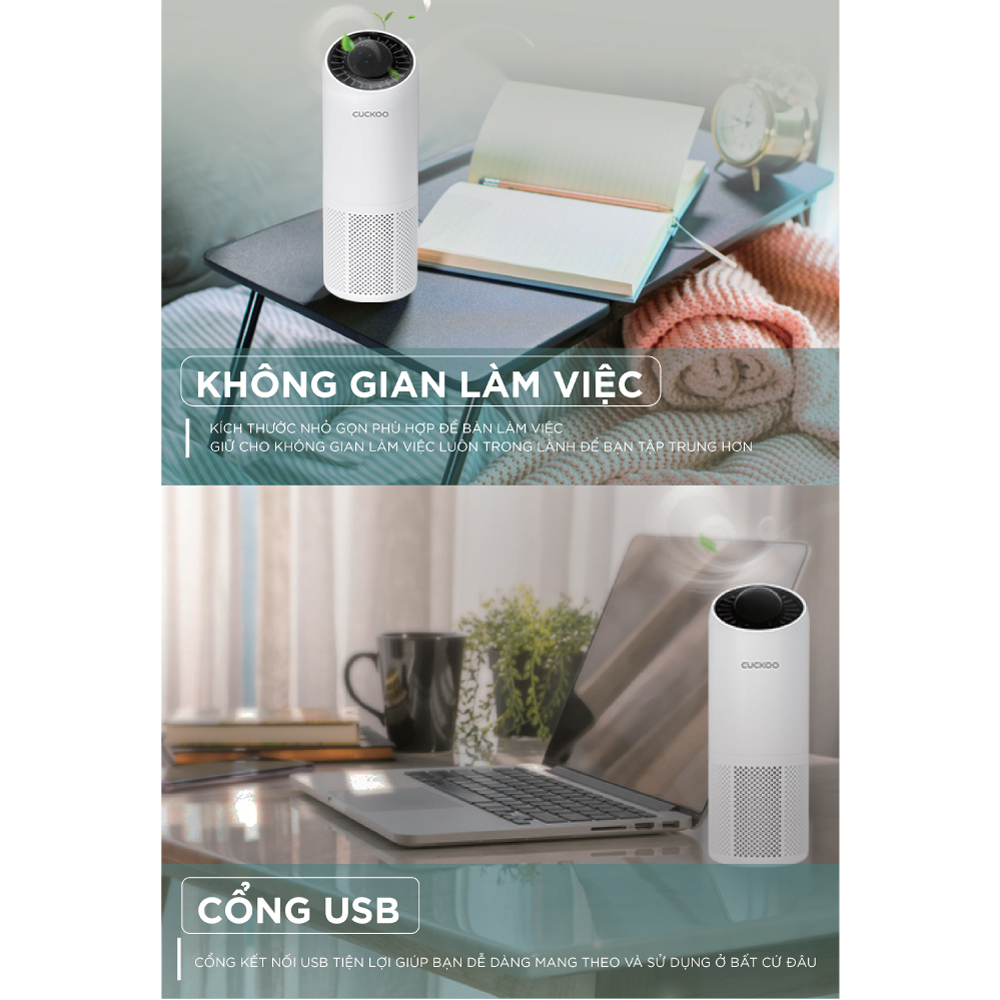 Máy Lọc Không Khí ô tô Cuckoo LOKO CAC-AG0110FW-WHCKV