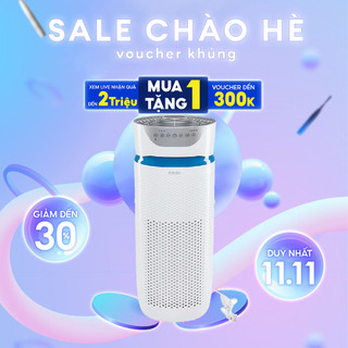 Máy lọc không khí 5in1 Homedics AP-T45 HT Beauty, màng lọc Hepa kèm tia UV-C tiêu diệt tối đa vi khuẩn có hại