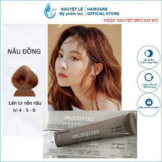 Màu nhuộm tóc cao cấp LABENE NÂU ĐỒNG ÁNH ĐỎ cao cấp 100ML