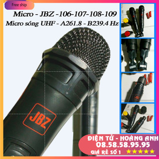 Micro loa kéo jbz 106,108,107,109 .lưu ý mic jbz tương thích với loa đời mới từ 2020 trở về sau