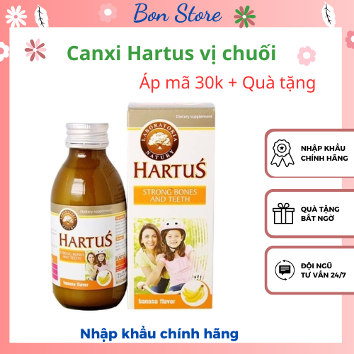 Hartus Canxi nhập khẩu Châu Âu - Bổ sung Canxi, vitamin K+D3