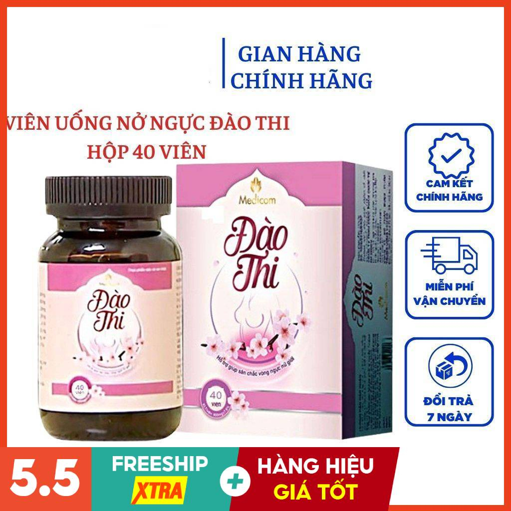 Viên Uống Nở Ngực Đào Thi Tăng Size Vòng 1 trong 2 tuần [Hàng Chính Hãng]