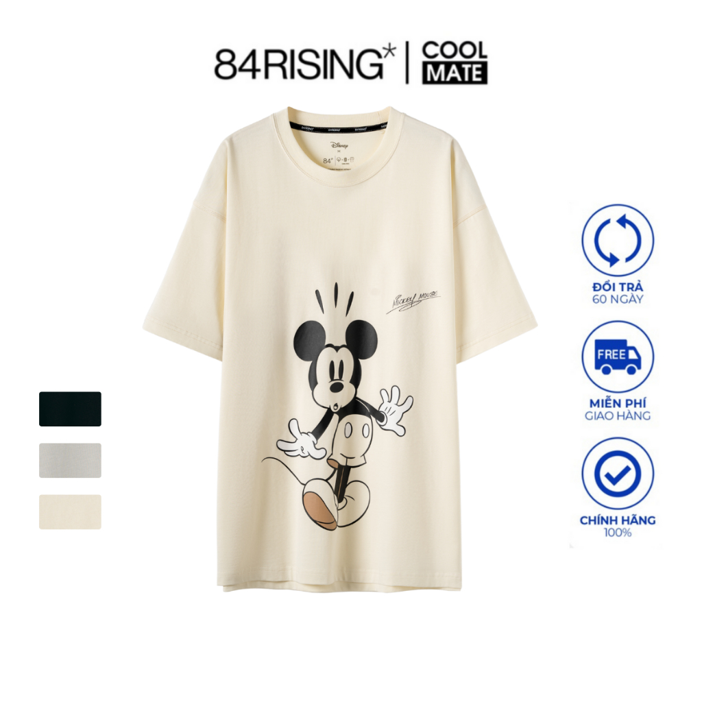 Áo thun oversize 84RISING Mickey Mouse - Thương hiệu 84RISING