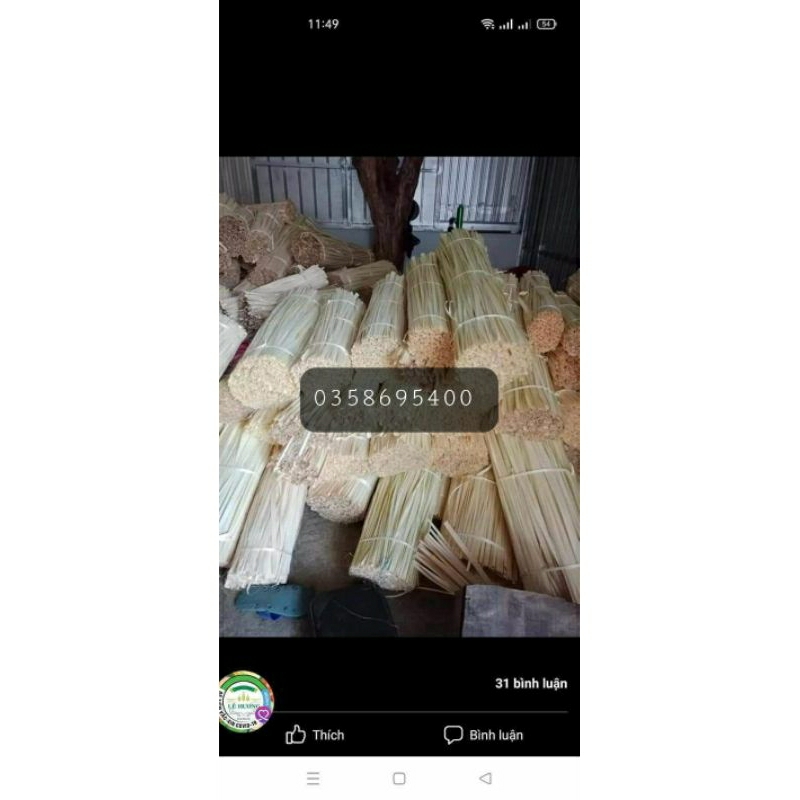 Dây Lạt giang TPHCM. dùng để gói bánh chưng,  bánh tét, bó giò