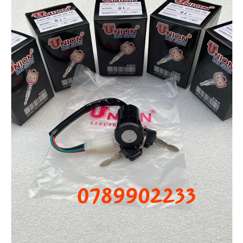 BỘ Ổ KHOÁ XE CUB 81 - 82 UNION