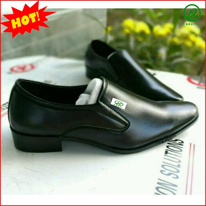 Giày Tây Nam AROTI Dáng Lười Chất Da Đẹp Cao Cấp,Đế Khâu Cực Bền Form Mọi Công Sở Sang Trọng Màu Đen-Đủ size  M519-Đ VN