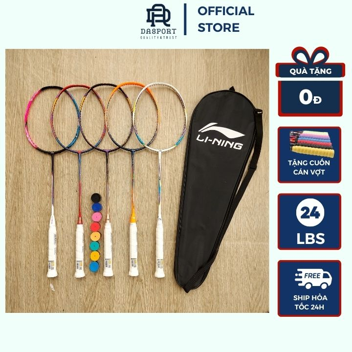 Khung Vợt Carbon Li-Ning Dây Căng Giá Siêu Tốt (Khuyến mãi bao đựng, cuốn cán, dây căng)