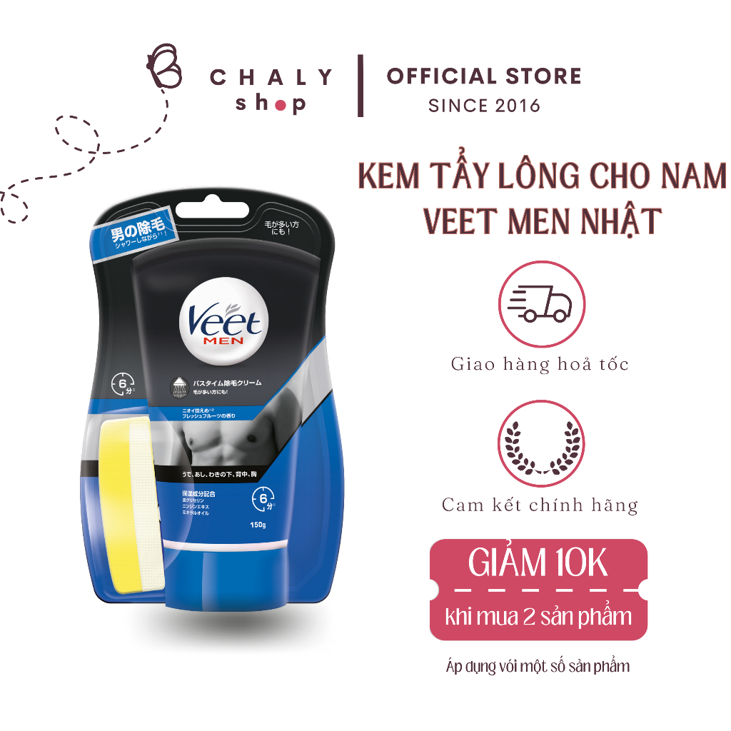 Kem tẩy lông Veet Men cho nam giới 150g của Nhật