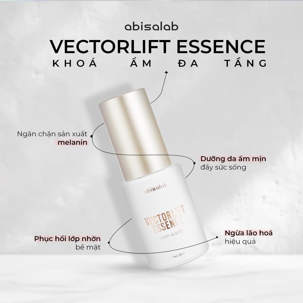Kem dưỡng ẩm Vectorlift Abisalab ⚡ CHÍNH HÃNG ⚡ Kem dưỡng ẩm cân bằng lợi khuẩn, giảm vết sạm trên da