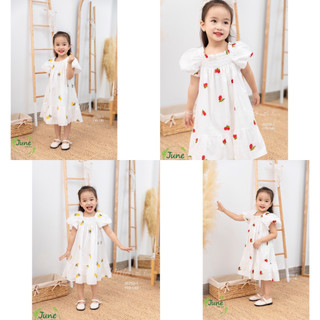 VÁY JUNE QUẢ THƠM _ CHERRY DÁNG SUÔNG