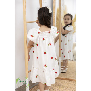 VÁY JUNE QUẢ THƠM _ CHERRY DÁNG SUÔNG