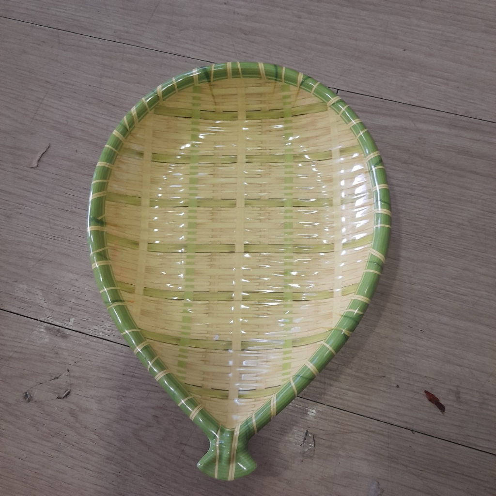 Dĩa Nhựa Melamine Giả Tre