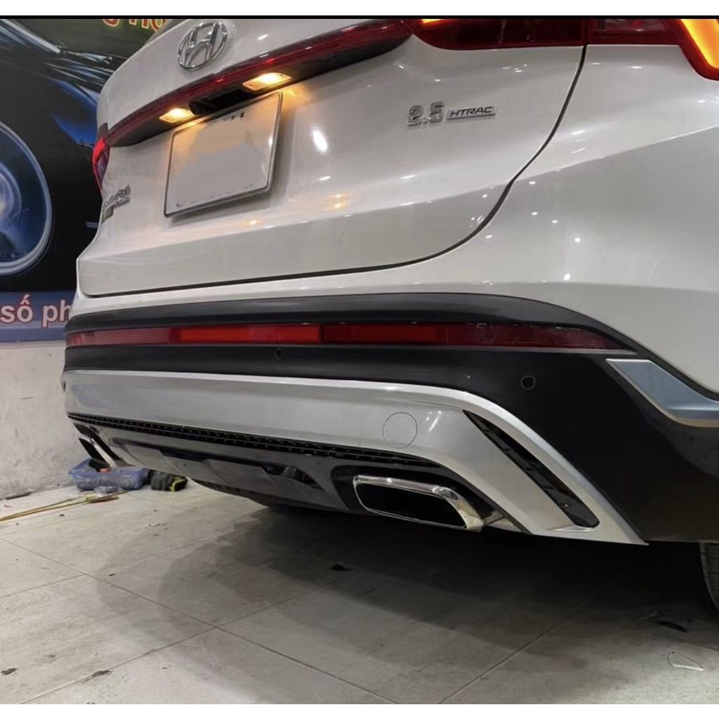 Líp pô , lip chia bô cho xe  Hyundai Santafe 2021-2022-2023 hàng Mobis