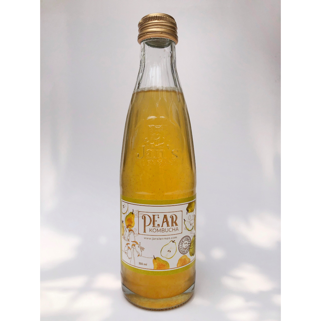 Kombucha Lê Jan'slenmen 250 ml | Thức Uống Lợi Khuẩn | Nước Ép Chuối | Nguyên Liệu Tự Nhiên | Tốt Cho Hệ Tiêu Hóa