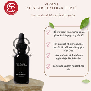 Tinh chất serum vivant exfol-a forte ngừa mụn, chống lão hoá, làm sáng da, mờ thâm nám 30ml