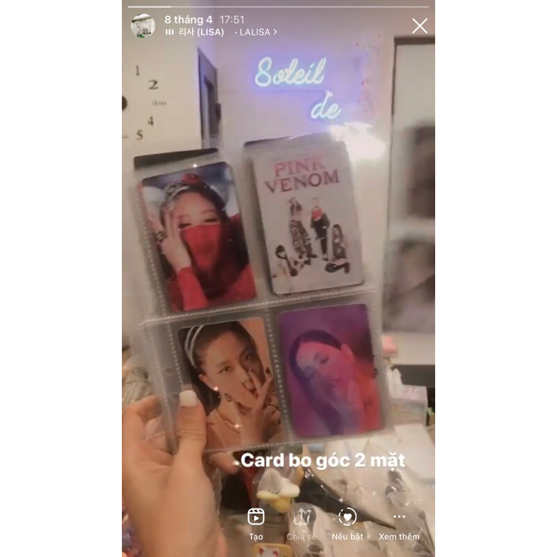 BỘ BÀI TÂY, TÚ LƠ KHƠ BLACKPINK HẮC HƯỜNG 2 MẶT