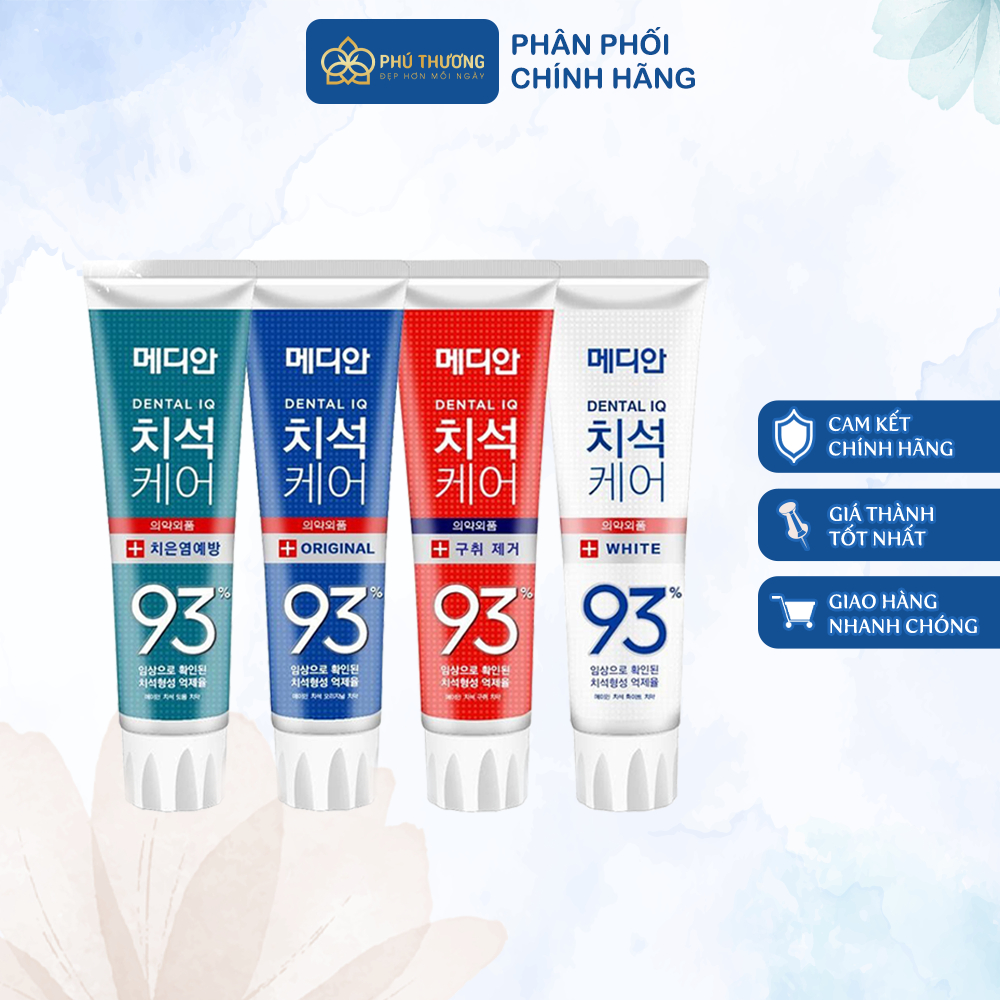 Kem đánh răng MEDIAN Dental IQ 93% Hàn Quốc 120g