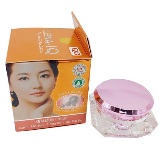 Kem mụn - Thâm - Nám - Mờ sẹo - Trắng da - Làm dịu da LENA-IQ Q3