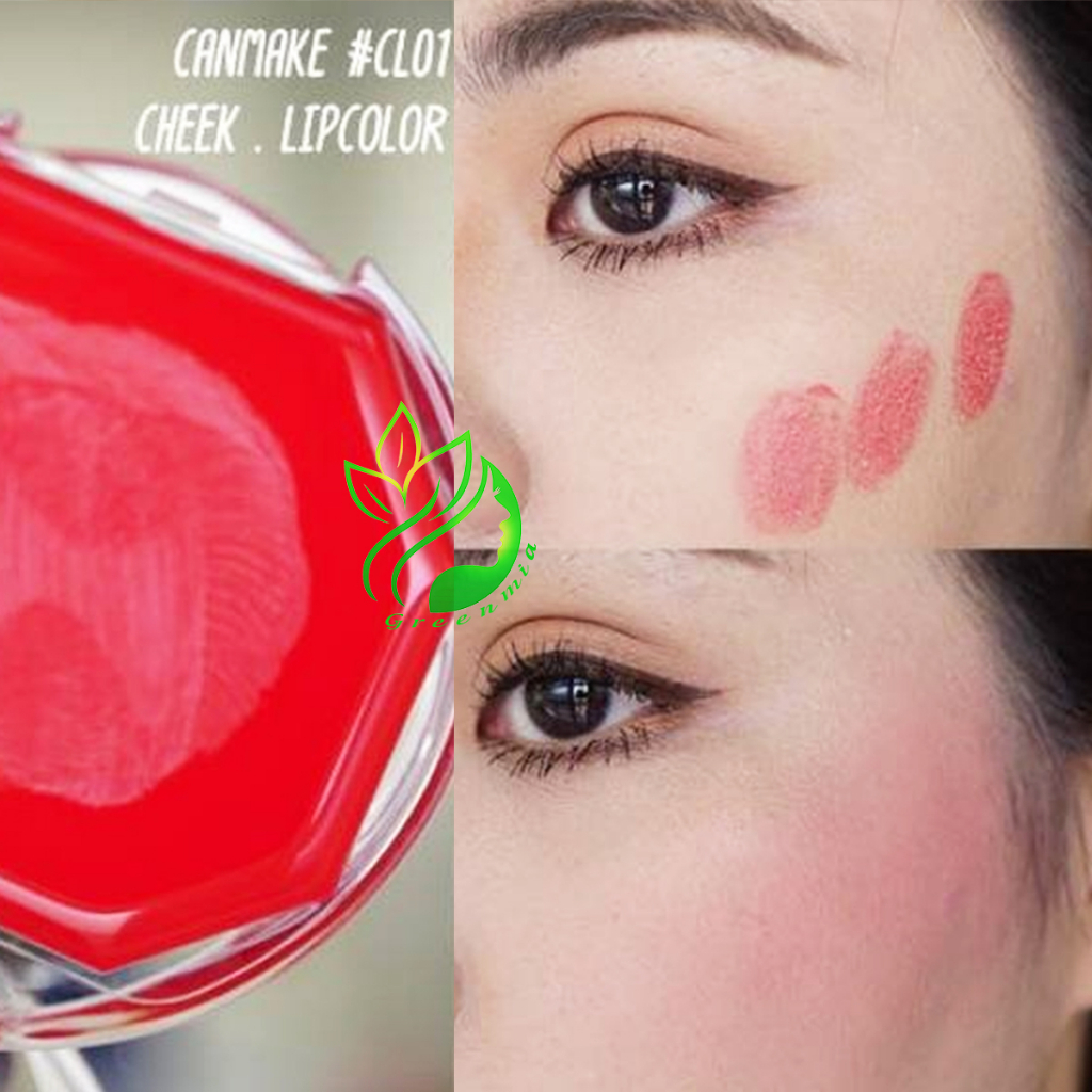 Má Hồng Canmake Tokyo Dạng Kem Cream Cheek Hộp Tròn màu CL01