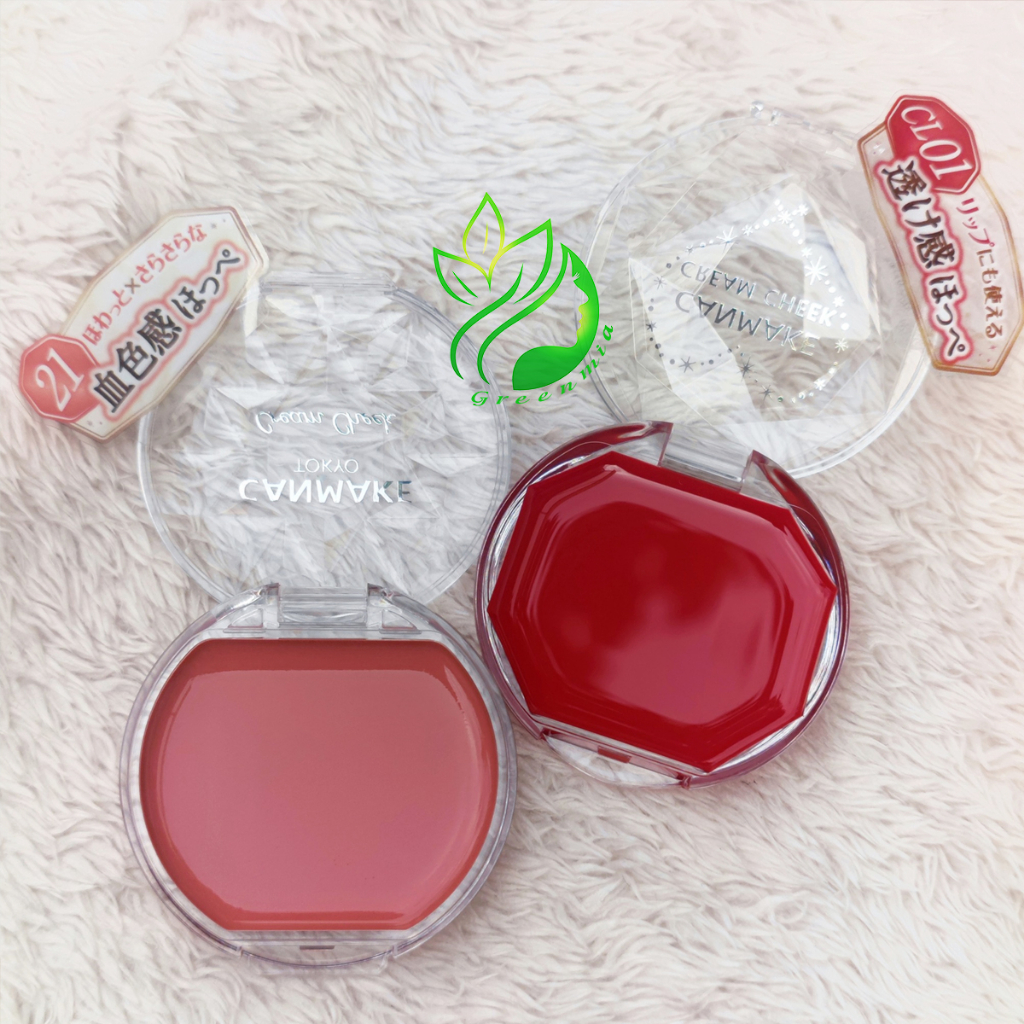 Má Hồng Canmake Tokyo Dạng Kem Cream Cheek Hộp Tròn màu CL01