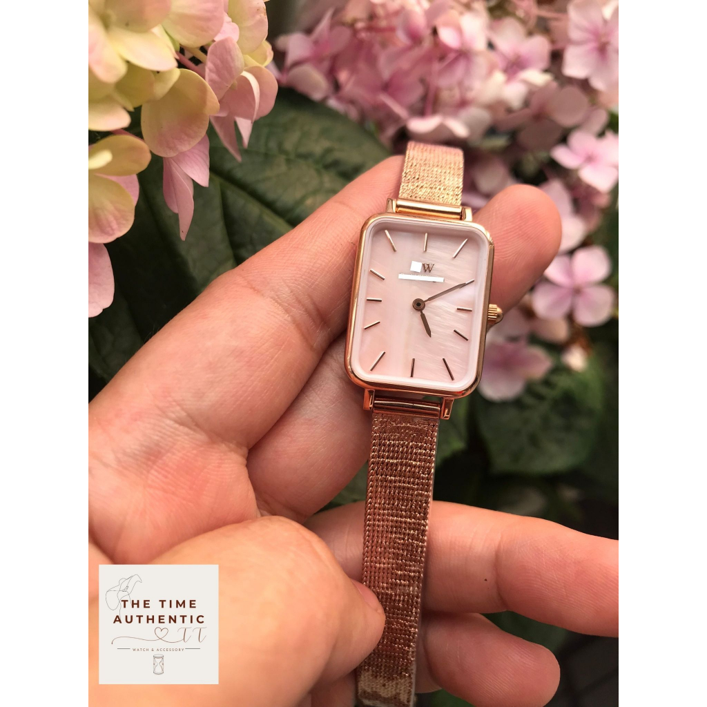 Đồng Hồ Nữ D. VV Dây Thép Mặt Chữ Nhật - D.VV Quadro Pressed Melrose - 20x26mm.3atm | BigBuy360 - bigbuy360.vn