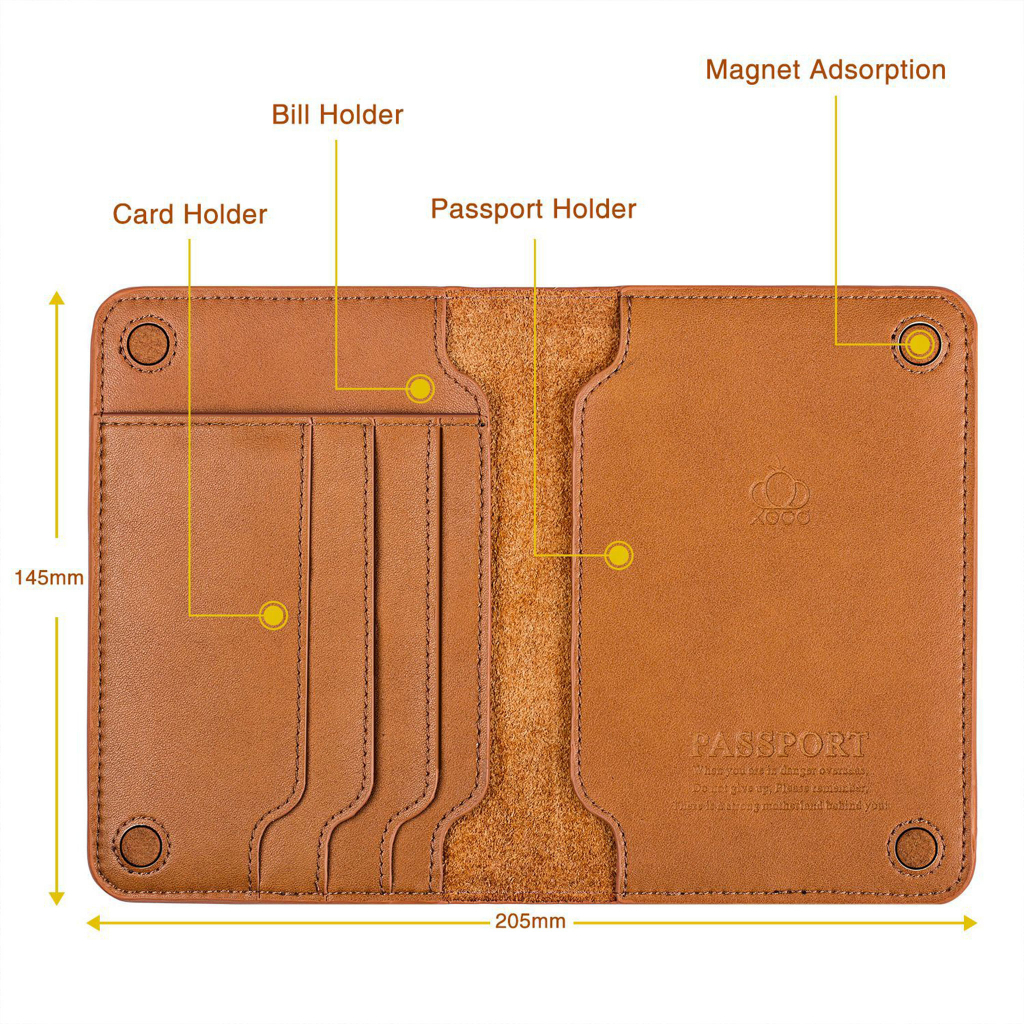 Bao Da Hộ Chiếu Basic - Ví Passport Du Lịch Da Thật Nguyên Tấm Cao Cấp,Thiết Kế Đơn Giản Tinh Tế BY STORMBREAKER - STBK1