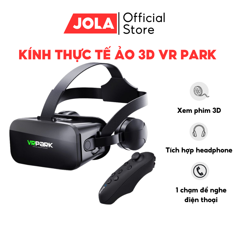 Kính thực tế ảo 3D VR Park cho điện thoại 3.5'' - 6.0'' phù hợp với điện thoại Androi và IOS