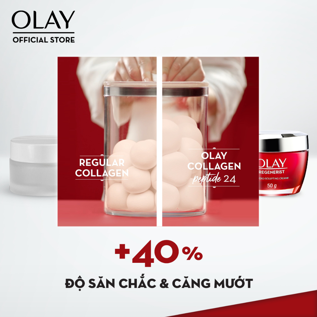 Serum/Tinh Chất Dưỡng Da Căng Mướt, Sáng Khỏe & Ngừa Lão Hóa OLAY REGENERIST Bổ Sung COLLAGEN Peptide 24 30ML