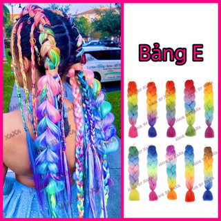 Một chiếc dây chun buộc Tóc Giả Thắt Bím Omber 5 Màu Dùng Tự Tết Tóc Box Braids, Cornrow, Dreadlock