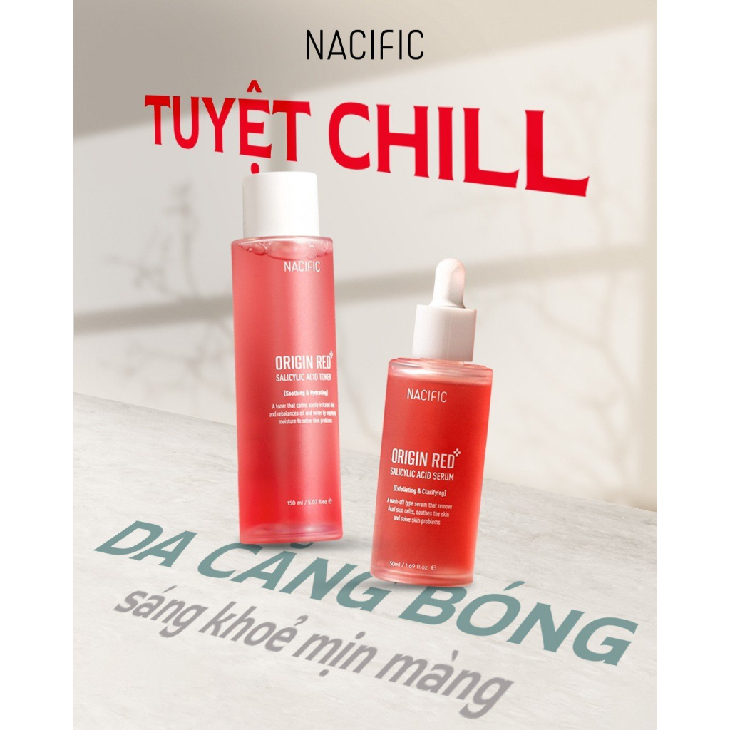 Nước hoa hồng Nacific Origin Red Salicylic Acid Toner 150ml