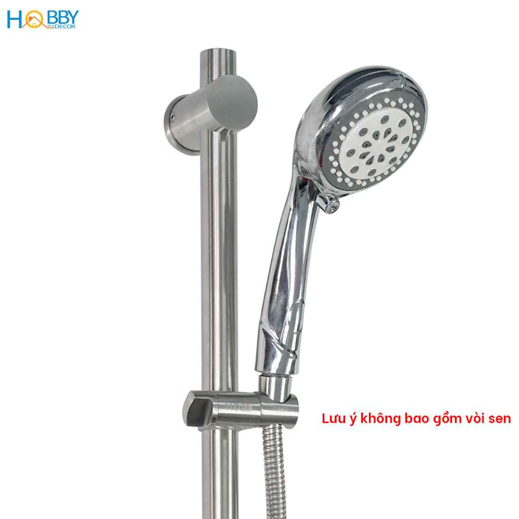 Thanh giá treo vòi hoa sen tắm điều chỉnh độ cao Hobby Home Decor GVST inox 304 - 2 loại tùy chọn