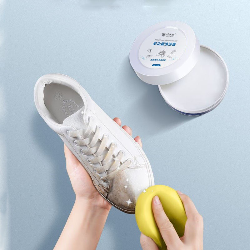 Kem Lau Đa Năng Tẩy Rửa Và Làm Sạch Giày Siêu Sạch 260g, Sáp Lau Giày Dép, Túi Xách