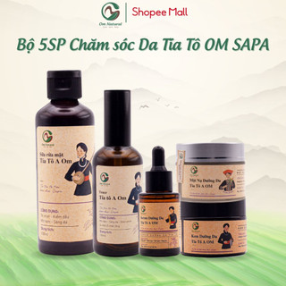 Combo chăm sóc da mặt dưỡng da mờ nám A OM Natural Sữa rửa mặt + Toner + Serum + Kem dưỡng + Mặt nạ