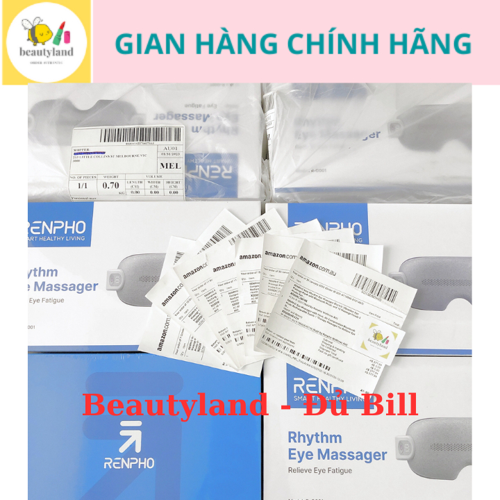 Máy massage mắt thông minh thế hệ mới Renpho kèm nhạc, nhiệt, kết nối Bluetooth