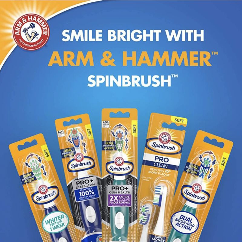 Bàn chải đánh răng xài bằng pin Spinbrush PRO DEEP CLEAN Mỹ