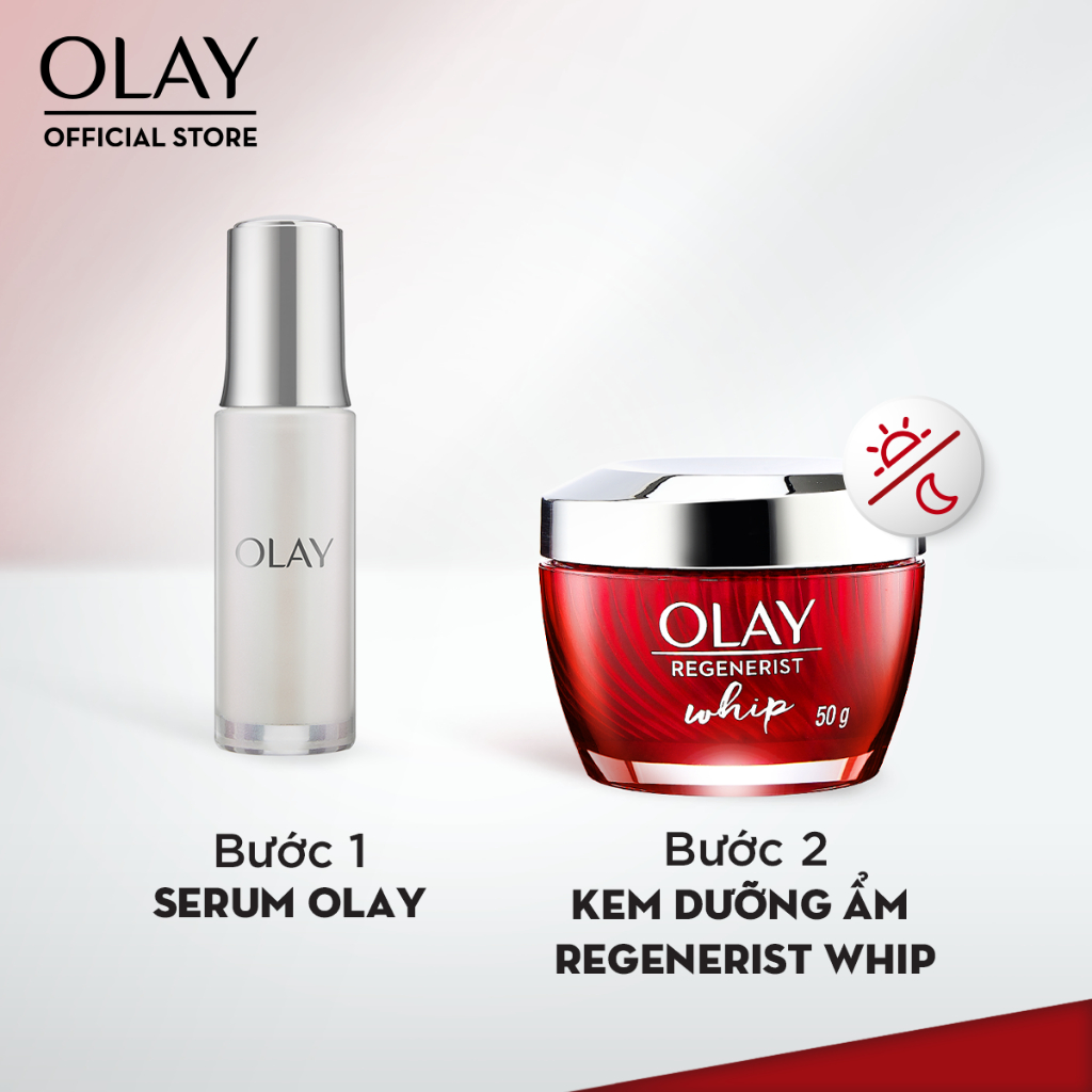 Kem Dưỡng Ban Ngày Căng Mướt, Sáng Khỏe & Ngừa Lão Hóa Chống Tia UV SPF 30 OLAY REGENERIST WHIP 50G