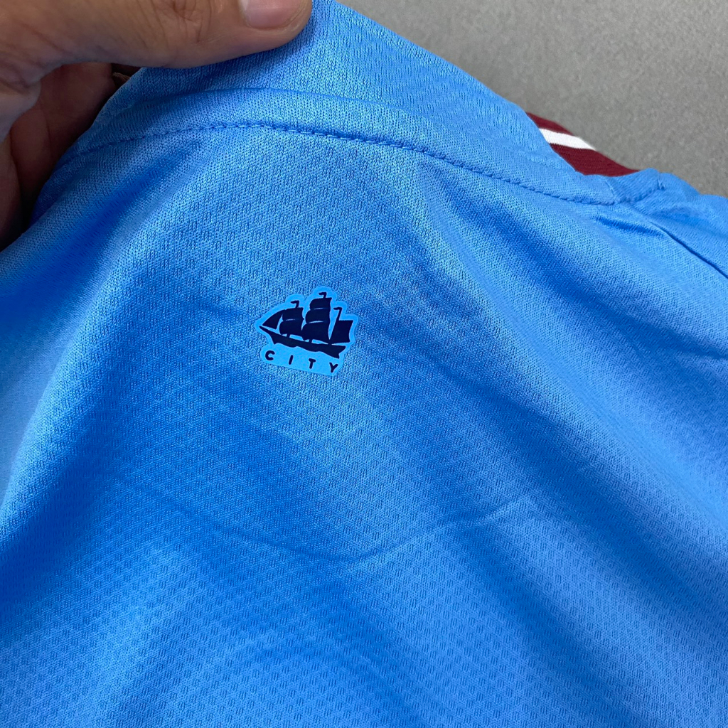 Bộ quần áo bóng đá Man City xanh  FEX thái phom châu âu