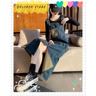 BIGSIZE Yếm jean bigsize