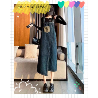 BIGSIZE Yếm jean bigsize