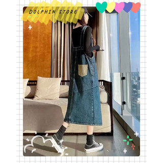 BIGSIZE Yếm jean bigsize