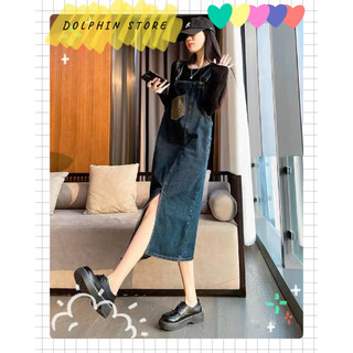 BIGSIZE Yếm jean bigsize