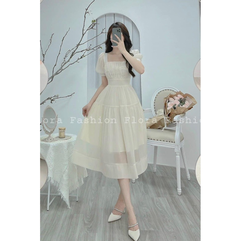 Váy voan tơ maxi đầm thiết kế đi biển, du lịch hàng cao cấp giá sỉ