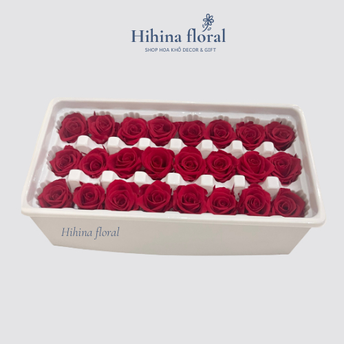 (Hoa Thật) Hoa Hồng Khô Vĩnh Cửu Decor Trang Trí, Làm Handmade Size 2-3cm