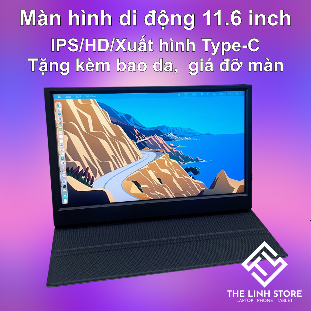 Màn hình di động 11 inch IPS có Type-C ThunderBolt - Tặng bao da | BigBuy360 - bigbuy360.vn