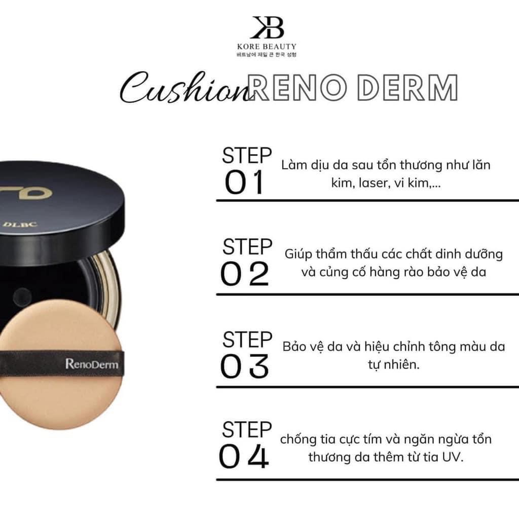 Phấn nước RENODERM Daylong BB Cushion SPF 50 15g ⚡ CHÍNH HÃNG ⚡ Phấn nước ngăn chặn sự bay hơi nước, làm dịu da