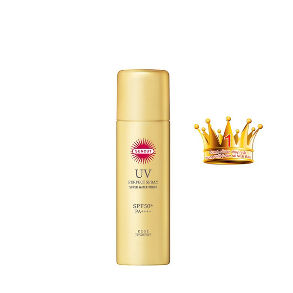 Xịt Chống Nắng Siêu Chống Nước Kosé Suncut Uv Perfect Spray Super Waterproof Spf50+/Pa++++ (90g)