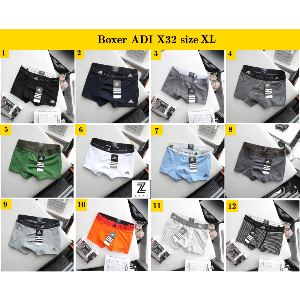 Boxer Nam Cao Cấp Vải Cotton Thấm Hút Mồ Hôi Mã H32