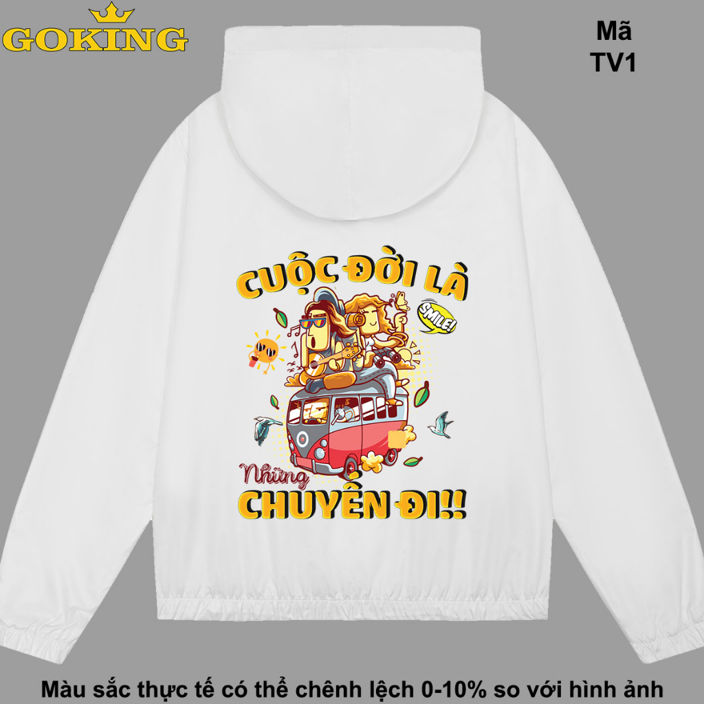 Các mẫu áo khoác gió siêu đẹp cho team building đội nhóm, công ty, gia đình, cặp đôi. Áo khoác dù hàng hiệu Goking
